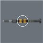 Wera 05074802001 1430 Kraftform Micro ESD, Tournevis dynamométrique avec mandrin à serrage rapide, 0,02-0,06 Nm, Noir/jaune