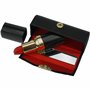Fantasia Porte Rouge à lèvres Fermeture à pression Noir avec miroir L 8,7 cm x H 3 cm