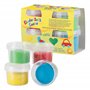 Feuchtmann Lot de 4 mini pâtes à modeler souples pour enfants de 80 g