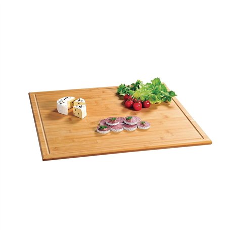 Kesper Planche à découper en bambou 56 x 50 x 4 cm (L x l x H)