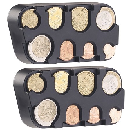 2 organiseurs pour pièces de monnaie [Infactory]