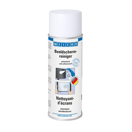 WEICON Nettoyant d'Ecrans 200 ml Nettoyant pour écran Agent nettoyant spécial antistatique