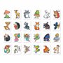 47325 Lot de 24 tatouages animaux de la forêt pour enfants comme petit cadeau et jeu pour enfants Motif animaux de la forêt