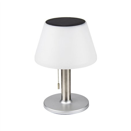 ito electronics Lampe de table solaire pour intérieur ou extérieur 3 niveaux 4-8 heures lumière lumière blanc chaud LED lumière