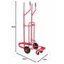 KS TOOLS 160.0055 - Chariot pour Pneus - Rouge - 300kg