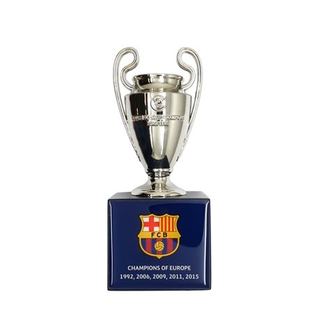 Trophée sur pied de la Coupe de Champions et FC Barcelone 45 mm
