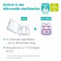 MAM Pure Lot de 2 tétines originales pour bébé en matériau durable et bio-renouvelable, avec boîte à tétines, 16 mois, ours/rena