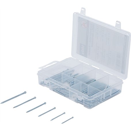 BGS Diy 88178 | Assortiment d’aiguilles de plinthe/panneau | 100 pièces