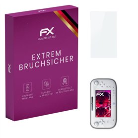 atFoliX Protection Écran Film de verre en plastique compatible avec Nintendo Wii U GamePad Verre film protecteur