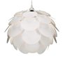 kwmobile Lampe Puzzle Suspension Plafond - Luminaire Abat-Jour Fleur avec Câble et Bague E27 - Lustre Chambre Salle à Manger Cui