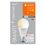 LEDVANCE Lampe LED intelligente avec technologie WiFi, douille E27, dimmable, blanc chaud (2700 K), remplace les lampes à incand
