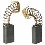 vhbw 2x Balais de charbon pour moteur 5 x 11 x 17mm compatible avec Makita UT1305 outil électrique