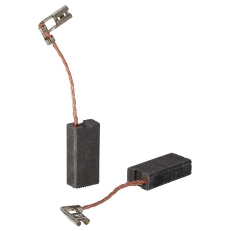 vhbw 2x Balais de charbon pour moteur électrique 7 x 12