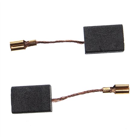 vhbw 2x Balais de charbon pour moteur 17 x 10 x 5mm compatible avec Bosch GWS 6-115