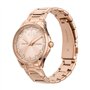Armani Exchange - Montre Trois Aiguilles en Acier Inoxydable Ton Or Rose pour Femme, Ax5264