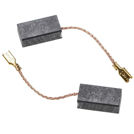 vhbw 2x Balais de charbon pour moteur 17 x 9 x 6