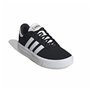 Chaussures de sport pour femme Adidas Court Platform Suede Noir