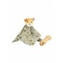 Sterntaler Träumli Ensemble Lion Léo - Doudou en molleton avec attache-tétine - Anneau en silicone et fermeture Velcro pour fixe