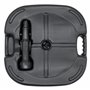 Pied de parasol en plastique 45 x 45 cm à remplir pour mâts de parasol jusqu'à 33 cm – Anthracite – Support de parasol à remplir