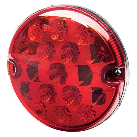 HELLA Valuefit 2Sb 357 028-011 Feu Arrière - Led - 24/12V - Montage En Saillie/Vissé - Couleur Du Voyant: Rouge - Fiche: Extrémi