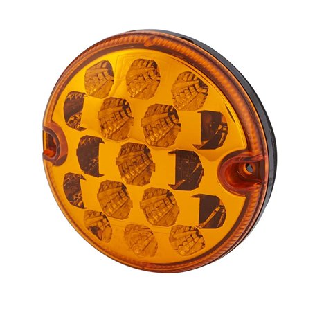 HELLA Valuefit 2Ba 357 028-021 Feu Clignotant - Led - 24/12V - Montage En Saillie/Vissé - Fiche: Extrémités De Câble Ouvertes -