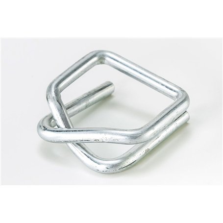 1000 x Pinces Métal Galvanisé pour ruban de cerclage textilumreifungsband 16 mm