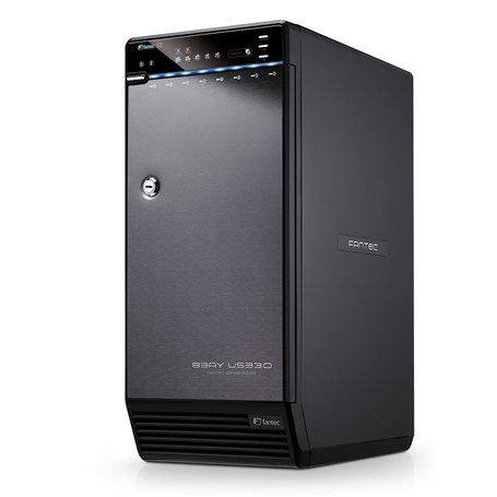FANTEC QB-X8US3-6G Boîtier pour huit disques durs externes ( montage de 8 HDD SATA I/II/III de 8.89 cm (3.5 pouces)