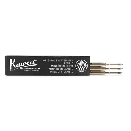 Kaweco G2 Lot de 3 recharges de stylo à bille Noir 1
