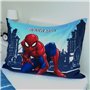 Marvel Spiderman Parure de lit réversible pour 140 x 200 cm - 70 x 90 cm - Bleu araignée