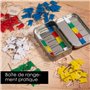 OfficeTree Lot de 200 epingles Drapeau en 5 Coloris Assortis - parfaites pour Marque des Cartes/Cartes du Monde/Tableaux - avec 