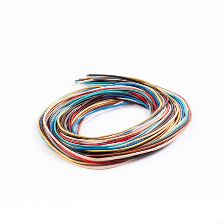 Auroris Cordon en cuir rond Ø 1 mm 10x1 mètres de couleurs noir