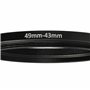 vhbw Bague d'adaptation de Filtre Step-Down de 49 mm vers 43 mm pour Objectif d'appareil Photo - Réducteur, métal, Noir