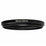 vhbw Bague d'adaptation de Filtre Step-Down de 49 mm vers 43 mm pour Objectif d'appareil Photo - Réducteur, métal, Noir