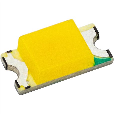 Lumonic 50x LEDs super claires du type SMD 1206 - LEDs haute puissance à souder pour DIY en couleur blanc 3000K - Dimensions: 3