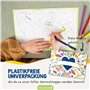 Papierdrachen Ausmal - Lot de 12 sets de table pour la rentrée scolaire - Avec 4 motifs différents - En papier de qualité supéri