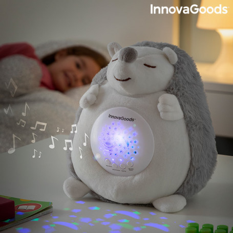 Hérisson en Peluche avec Bruit Blanc et Veilleuse Spikey InnovaGoods 35,99 €