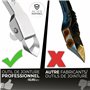 KLRStec Professional Outil de Calfeutrage de Joints [100% acier inoxydable] Multitool robuste 4 en 1 Kit Grattoir à Joints Silic