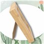 damaloo Lot de cadres photo 10 x 15 cm en bois avec motif - Moderne - Effet bambou - Cadre photo debout et suspendu - Grand cadr