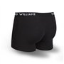 Ted Williams Lot de 6 Boxers Noir Homme, Coton, Taille L, Confortable et élastique - Boxer Shorty Homme - sous-vêtements pour Ho