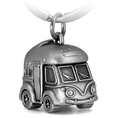 FABACH Porte-clés de Camping-car - Accessoire Miniature - Idée Cadeau pour Propriétaires - Argent Antique