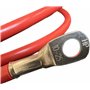 eXODA Câble de batterie 200cm câble d'alimentation en cuivre 25 mm² avec cosses à œillets M8