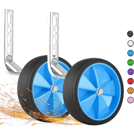 PROMETHEUS BICYCLES Petite roue velo enfant universel | 12 14 16 18 pouces Roulette velo enfant | Stabilisateurs vélos - constru