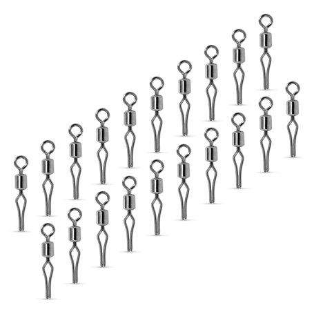 AMZfishing® Lot de 20 émerillons Drop-Shot | Émerillons de pêche | Tourbillons Drop Shot | Jeu de tourbillons | Émerillons de pê