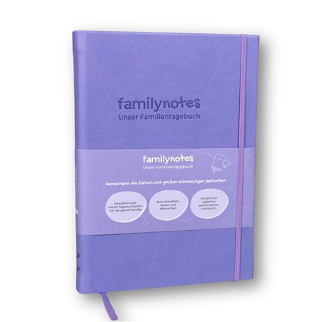 Familynotes Journal intime pour enfants et parents | Journal familial 5-13 ans | Livre de souvenirs | Favorise le temps en famil