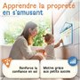 LIKARTO® Apprentissage de la propreté pour enfants – Tableau magnétique Montessori avec 60 aimants avec cordon – Tableau apprent