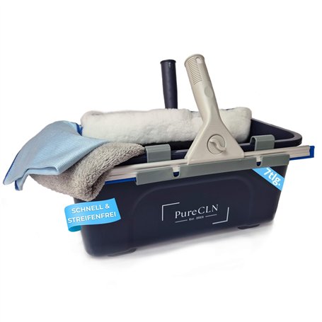 PureCLN Lot de 7 nettoyeurs de vitres professionnels avec supports confortables