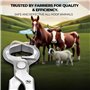 Pince à sabots pour animaux de ferme. Pinces à sabots robustes pour chevaux, bovins, chèvres, coupe-sabots en acier inoxydable –