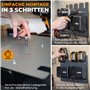 Wandfest® Worx Support mural pour 4 batteries et chargeurs Worx - Fabriqué en Autriche - Pour 4 batteries - Maintenant plus d'or