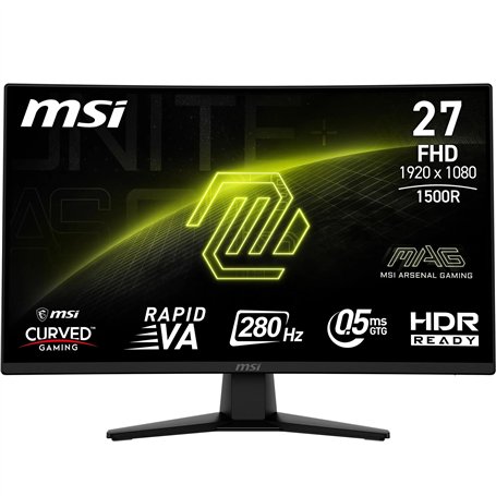 MSI MAG 274CXF écran Gaming incurvé FHD de 27" - Dalle Rapid VA 1920 x 1080 1500R