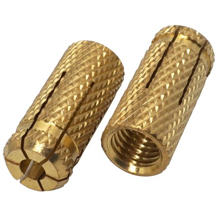 SKIR'CO Lot de 20 chevilles en laiton M14 x 42 mm